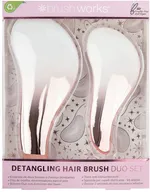 Brushworks Detangling Hair Brush Duo Set