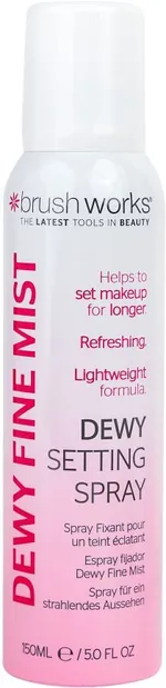 Brushworks Dewy Fine Mist Setting Spray (150mL)