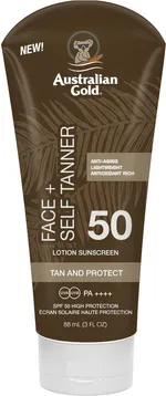 Australian Gold SPF50 Face With Self Tanner (88mL)