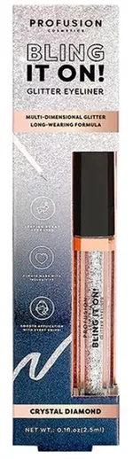 Profusion Bling It On! Glitter Eyeliner (2,5mL) Silver