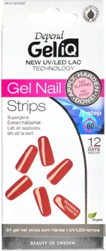 Depend Gel iQ Gel Nail Strips (24pcs) Bordeaux Dreams
