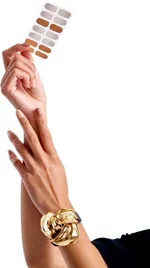 Depend Gel iQ Gel Nail Strips (24pcs) Sparkling Nude