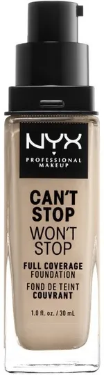 NYX Professional Makeup Can't Stop Won't Stop Full Coverage Foundation (30mL) Alabaster