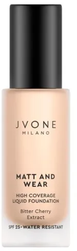 Jvone Milano Matt & Wear Liquid Foundation (20mL) NW25