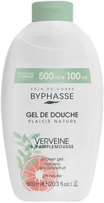Byphasse Plaisir Nature Shower Gel Verbena & Grapefruit (600mL)