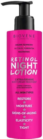 Biovène Body Cream Extra-Firming Retinol & Organic Raspberry (200mL)