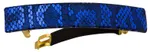 Dondella Hair Clip Blue Leather HDO2-1-K