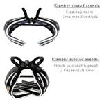 Dondella Hair Clamp Bordeaux HDE16-2-C