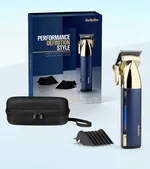 Babyliss Super-X Metal Series Cordless Hair Clipper Navy Gold
