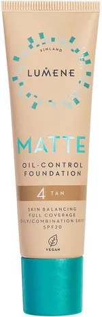 Lumene Matte Oil-Control Foundation (30mL) 4 Tan