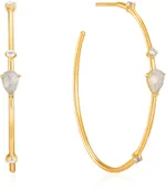 Ania Haie Gold Midnight Hoop Earrings