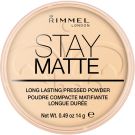 Rimmel London Stay Matte Long Lasting Pressed Powder (9g) 001 Transparent