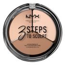 NYX Professional Makeup 3 Steps to Sculpt Face Sculpting Palette (5g) Fair