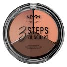 NYX Professional Makeup 3 Steps to Sculpt Face Sculpting Palette (5g) Deep