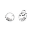 Engelsrufer Ear Studs Cosmo Silver with Zirconia