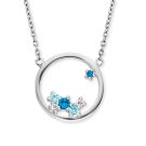 Engelsrufer Necklace Cosmo Silver with Zirconia Multicolor