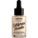 NYX Professional Makeup California Beamin' Face & Body Liquid Highlighter (22mL) Pearl Necklace