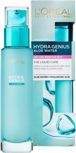L'Oreal Paris Hydra Genius Aloe Water Moisturizer for Dry & Sensitive Skin (70mL)