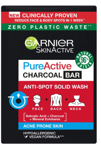 Garnier Pure Active Charcoal Solid Bar Wash (100g)