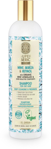 Natura Siberica Super Mint, Bereza & Retinol Shampoo For Oily Hair (400mL)