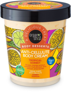 Organic Shop Body Desserts Anti-Cellulite Body Cream Tropical Sorbet (450mL)