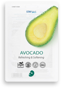 STAY Well Vegan Sheet Mask Avocado (20g)