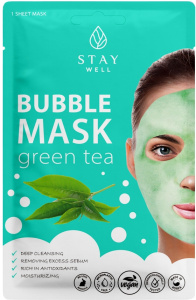 STAY Well Deep Cleansing Bubble Mask Green Tea (20g)