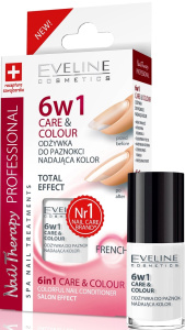 Eveline Cosmetics Nail Therapy 6in1 Care & Colour French (5mL)