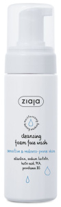 Ziaja Cleansing Foam Face Wash Dilated Capillaries, Sensitive Skin (150mL)