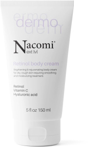 Nacomi Next Level Brightening & Rejuvenating Body Cream With Retinol & Vitamin C (150mL)