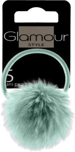 Glamour Hair Scrunchie With Pom Pom