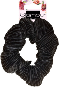 Glamour Hair Scrunchie For Thick Hair Pleated