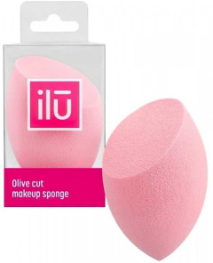ILŪ Make Up Sponge Olive Cut Pink