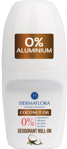 Dermaflora Deodorant Roll-On Coconut Oil (50mL)