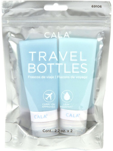 Cala Silicone Travel Bottles Blue