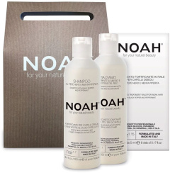 NOAH Strengthening Shampoo, Nourishing Conditioner & Hair Care Set With Peppermint Gift Set