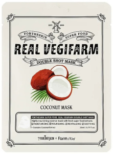 forTheSkin Super Food Real Vegifarm Double Shot Mask (23mL) Coconut