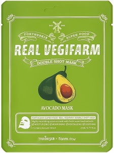 forTheSkin Super Food Real Vegifarm Double Shot Mask (23mL) Avocado
