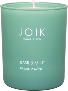 Joik Home & Spa Rapsivahast Lõhnaküünal Basiilik & Münt (150g)