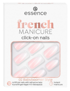 essence French Manicure Click-On Nails (12pcs)