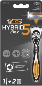 BIC Flex 5 Hybrid Razor + 2 Blades