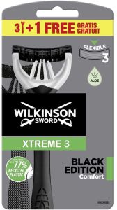 Wilkinson Sword Xtreme 3 Black Razors (4pcs)