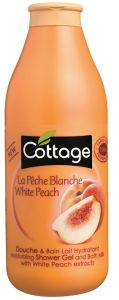 Cottage Bath & Shower Gel Peach (750mL)