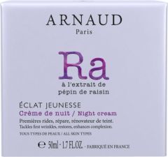 Arnaud Paris Eclat Jeunesse Rejuvenating Night Cream for All Skin Types (50mL)