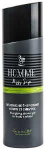 Peggy Sage Homme Energizing Shower Gel For Body and Hair (200mL)