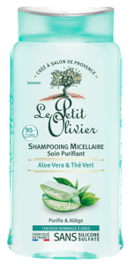 Le Petit Olivier Micellar Shampoo Purifying for Oily To Normal Hair Aloe Vera & Green Tea  (250mL)