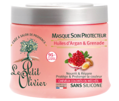 Le Petit Olivier Hair Mask Protective For Coloured and Highlighted Hair Argan Oil & Pomegranate (330mL)