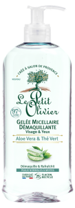 Le Petit Olivier Micellar Cleansing Gel Face & Eyes Aloe Vera & Green Tea (400mL)