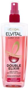 L'Oreal Paris Elvital Color-Vive Double Elixir Bi-Phase Spray Conditioner for Colored or Highlighed Hair (200mL)