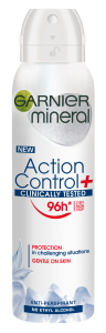 Garnier Mineral Action Control Clinically Tested Anti-perspirant Spray (150mL)